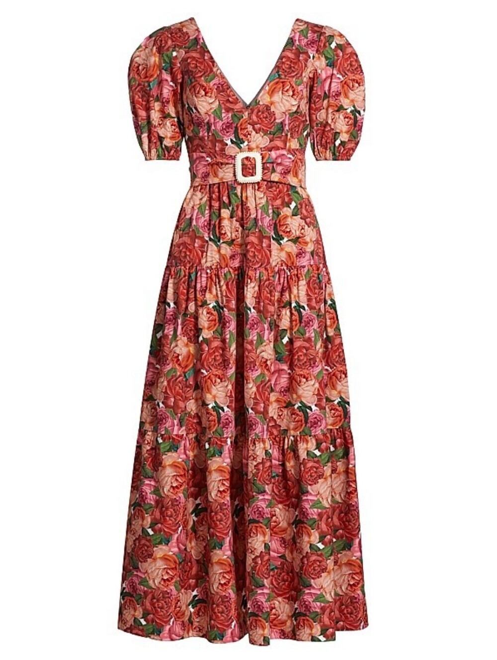 FINAL PRICE NWT Sachin and Babi Carina Belted Floral Midi Dress NO MORE DISCOUNT - Picture 4 of 12